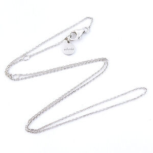 Vintage Stella & Dot Sterling Silver 925 0.8mm Adjustable Chain Necklace 17-19"